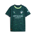 Maillot Manchester City Quatrième 2025/26 – Enfant – Vert Terrain